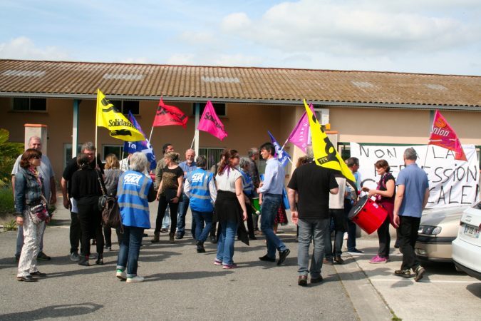 Une forte délégation SUD accompagnée Véronique Sajus