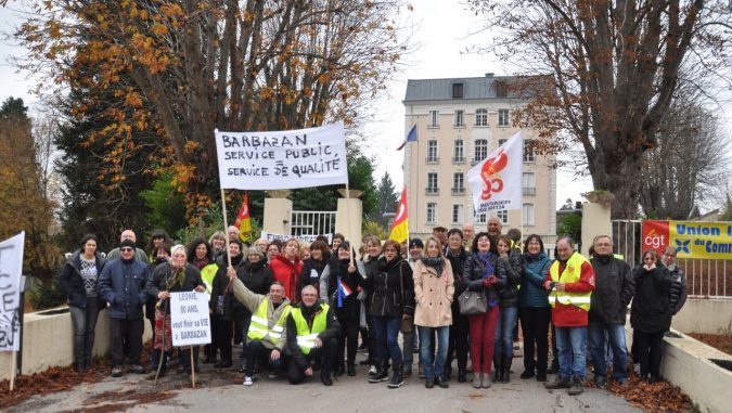 Manifestation du personnel de l'Ehpad Paul Oddo (Photo © Tian)