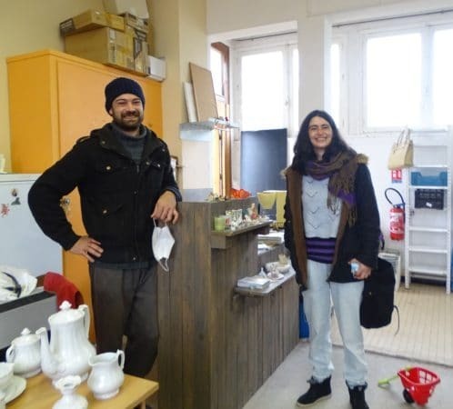 Deux des sept coprésidents de l'association Court circuit qui gère la recyclerie de Castelnau.