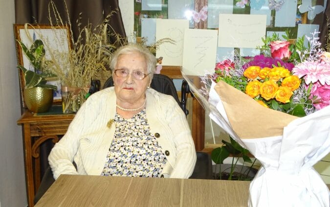 Marie Rose Soulès a fêté ses 100 ans samedi 23 juillet à l'Ehpad de Boulogne.